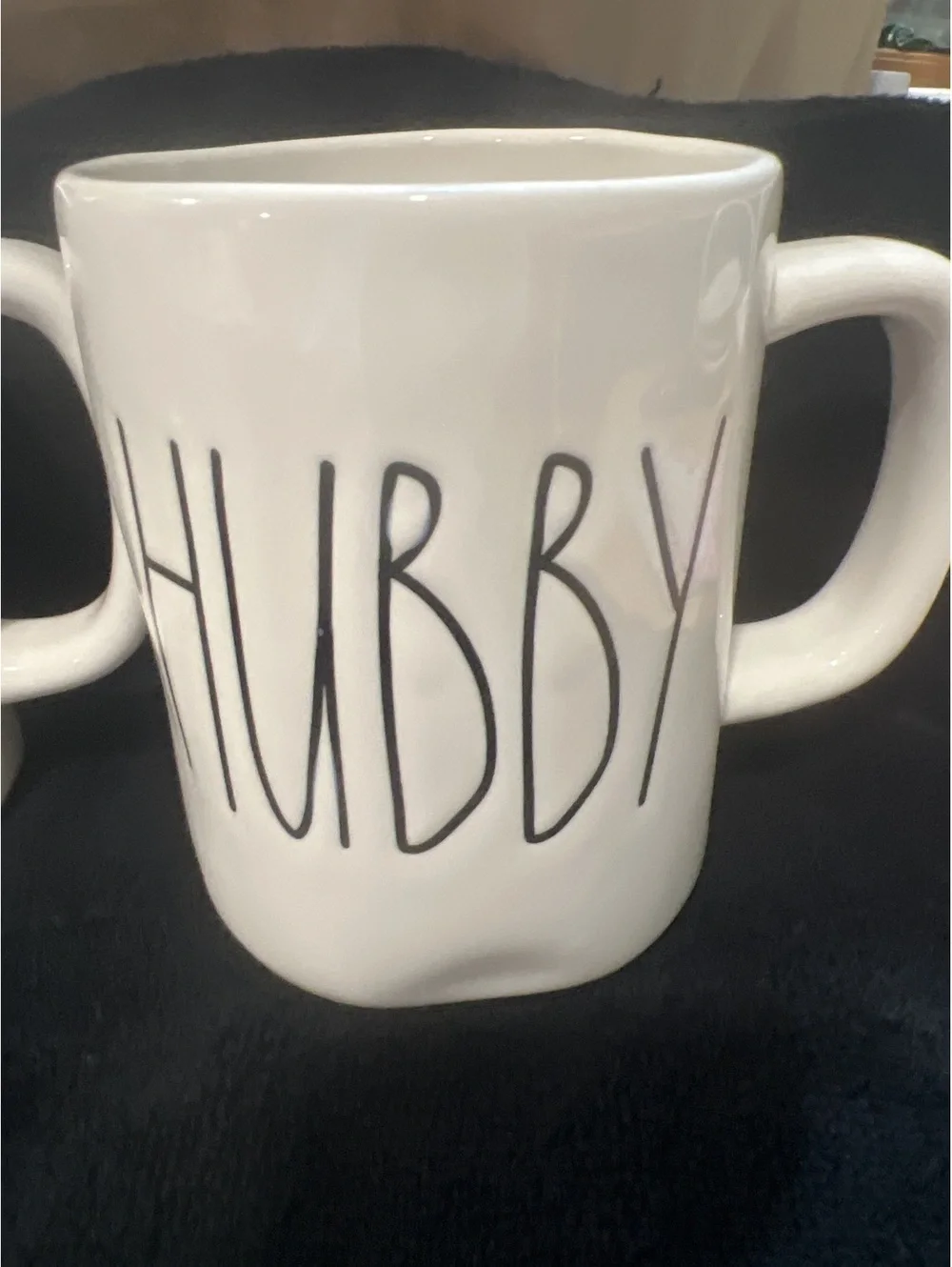 Rae Dunn OG Hubby Wifey mug set